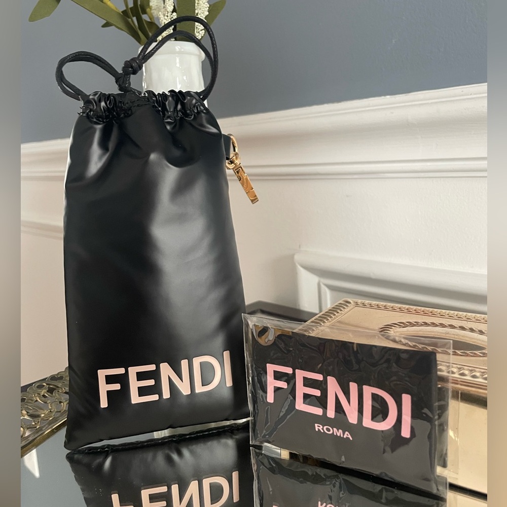 Fendi Puffer Sunglass Case and Cleaning Cloth